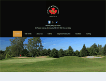 Tablet Screenshot of gagegolfandcurling.com